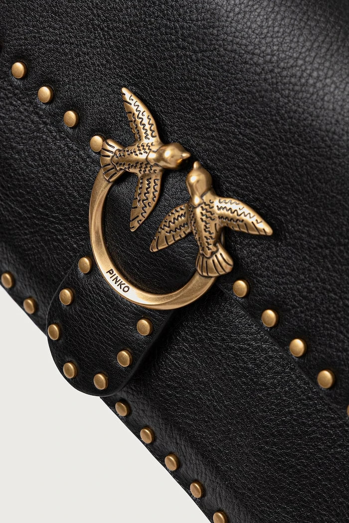 Pinko kadın deri crossbody çanta