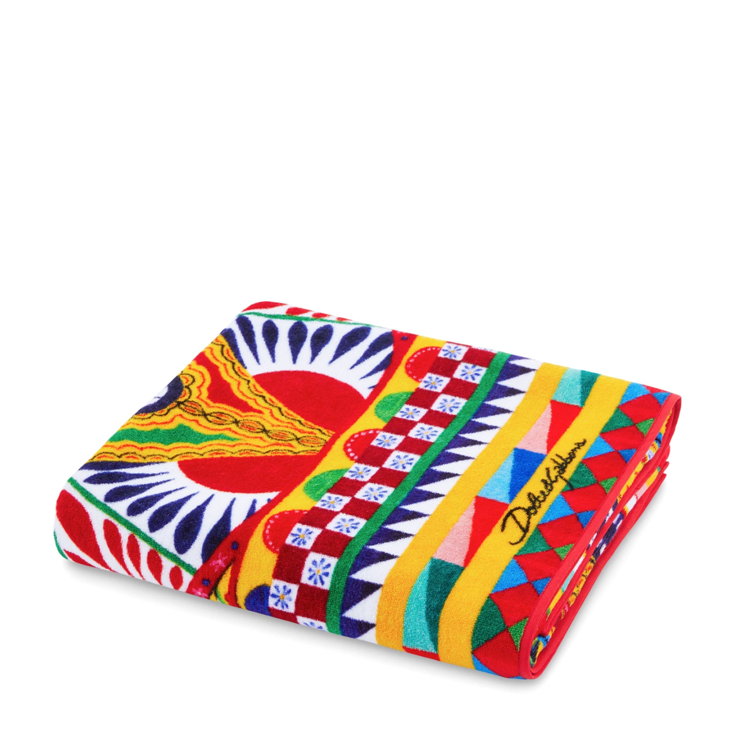 Dolce & Gabbana Casa Carretto Siciliano Bath Towel (100cm x 150cm)