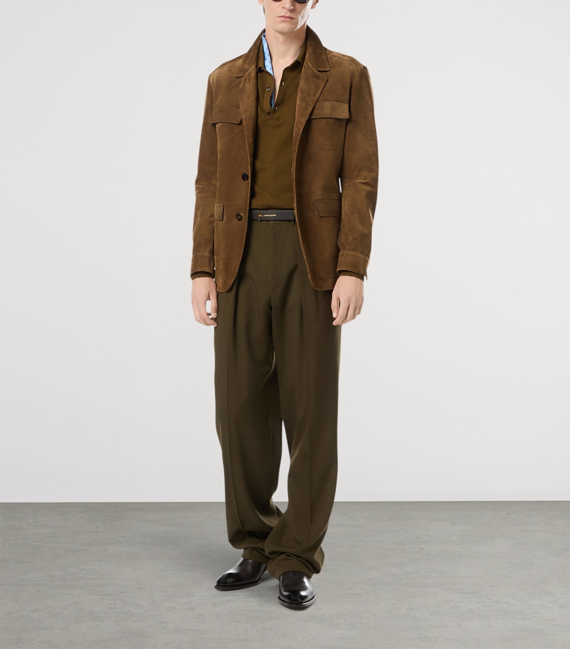 TOM FORD Silk-Cotton Polo Shirt