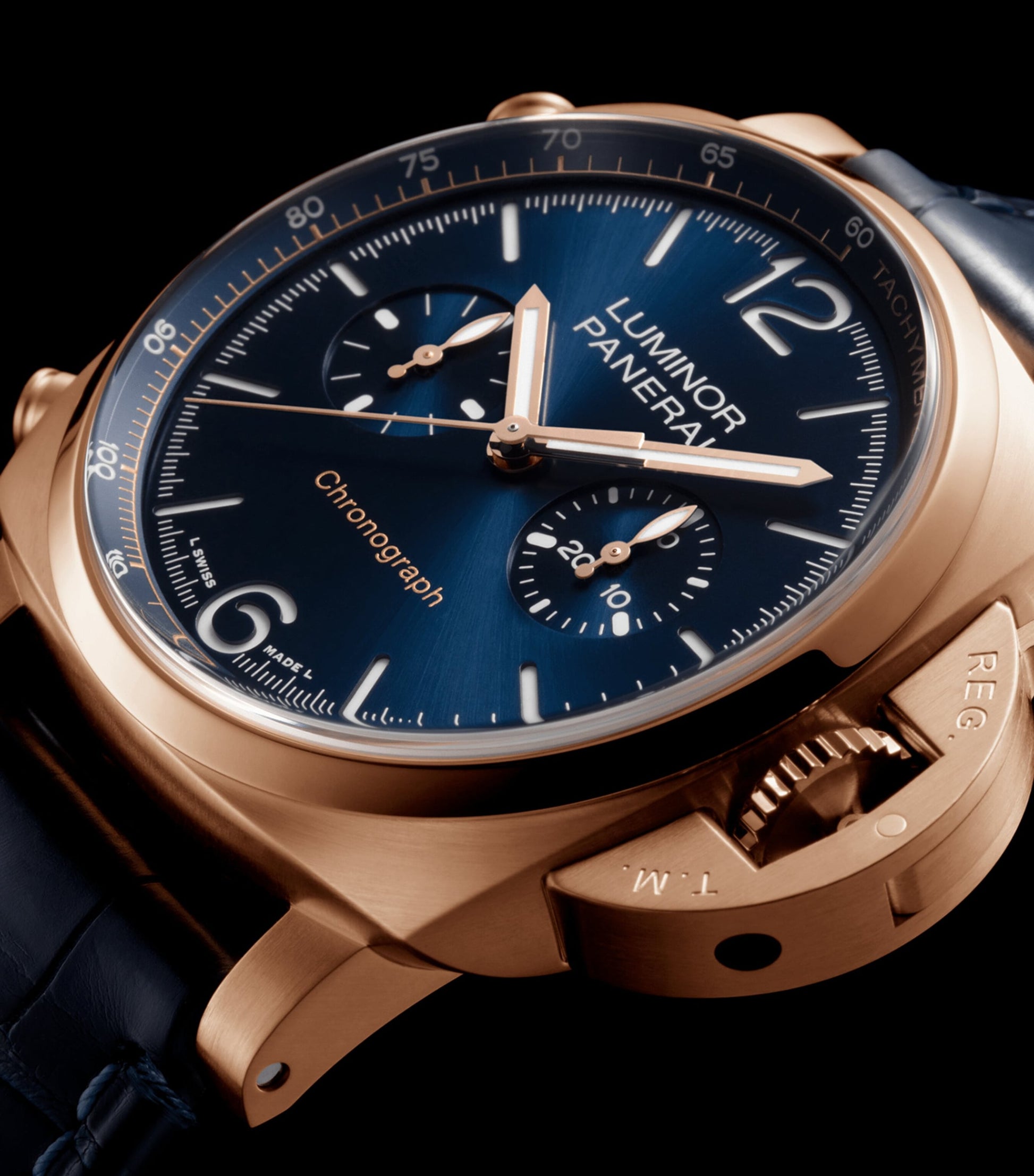 Panerai Goldtech Luminor Chrono Watch 44mm