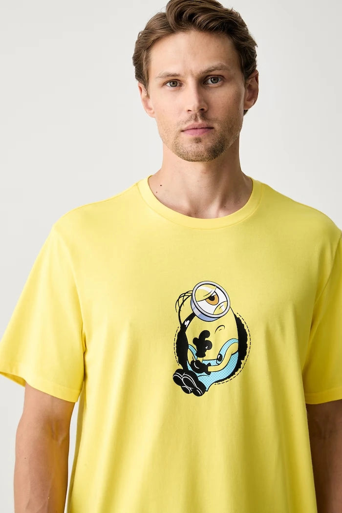 Converse pamuklu tişört x Minions & Monsters