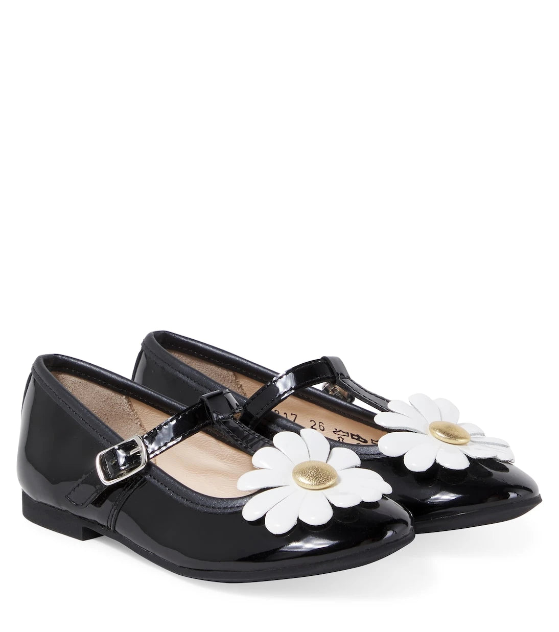 Pom d'Api - Dory Flo leather Mary Jane flats