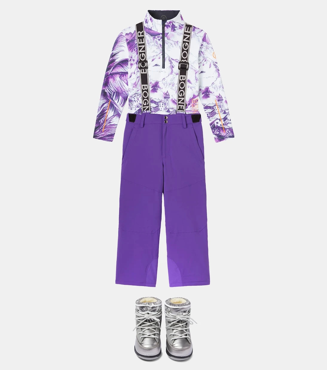 Bogner Kids - Yuki logo ski salopettes