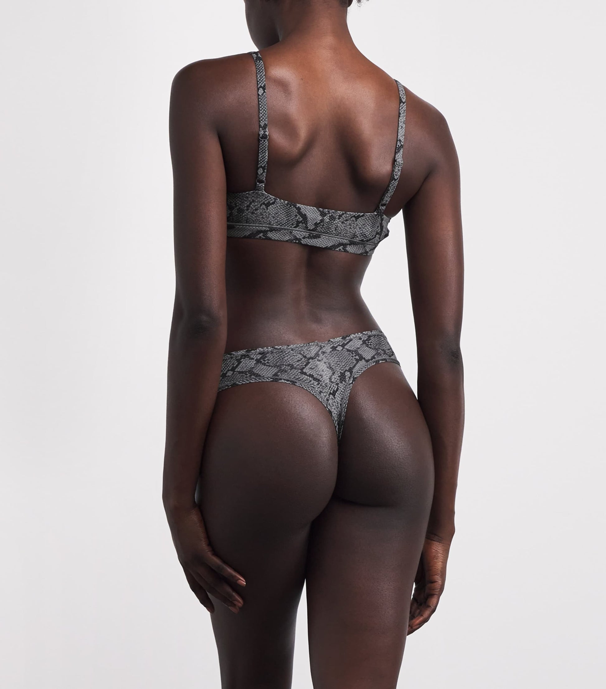 Grey Fits Everybody Scoop-Neck Bralette