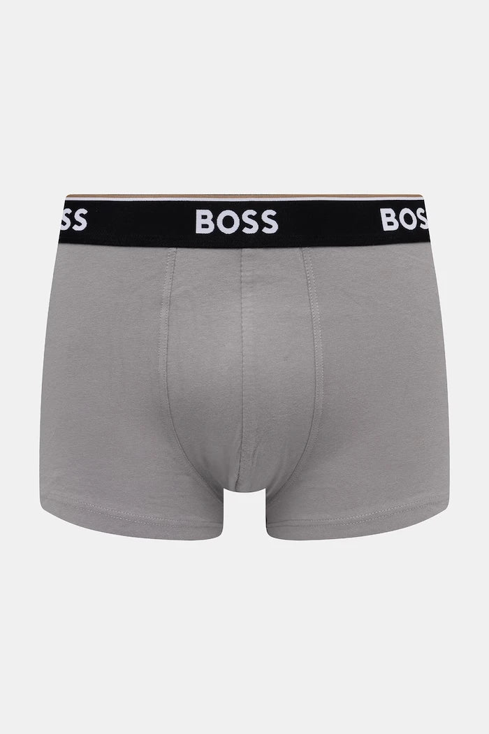 BOSS erkek pamuklu elastan boxer trunk 3P Power Desig 3 adet