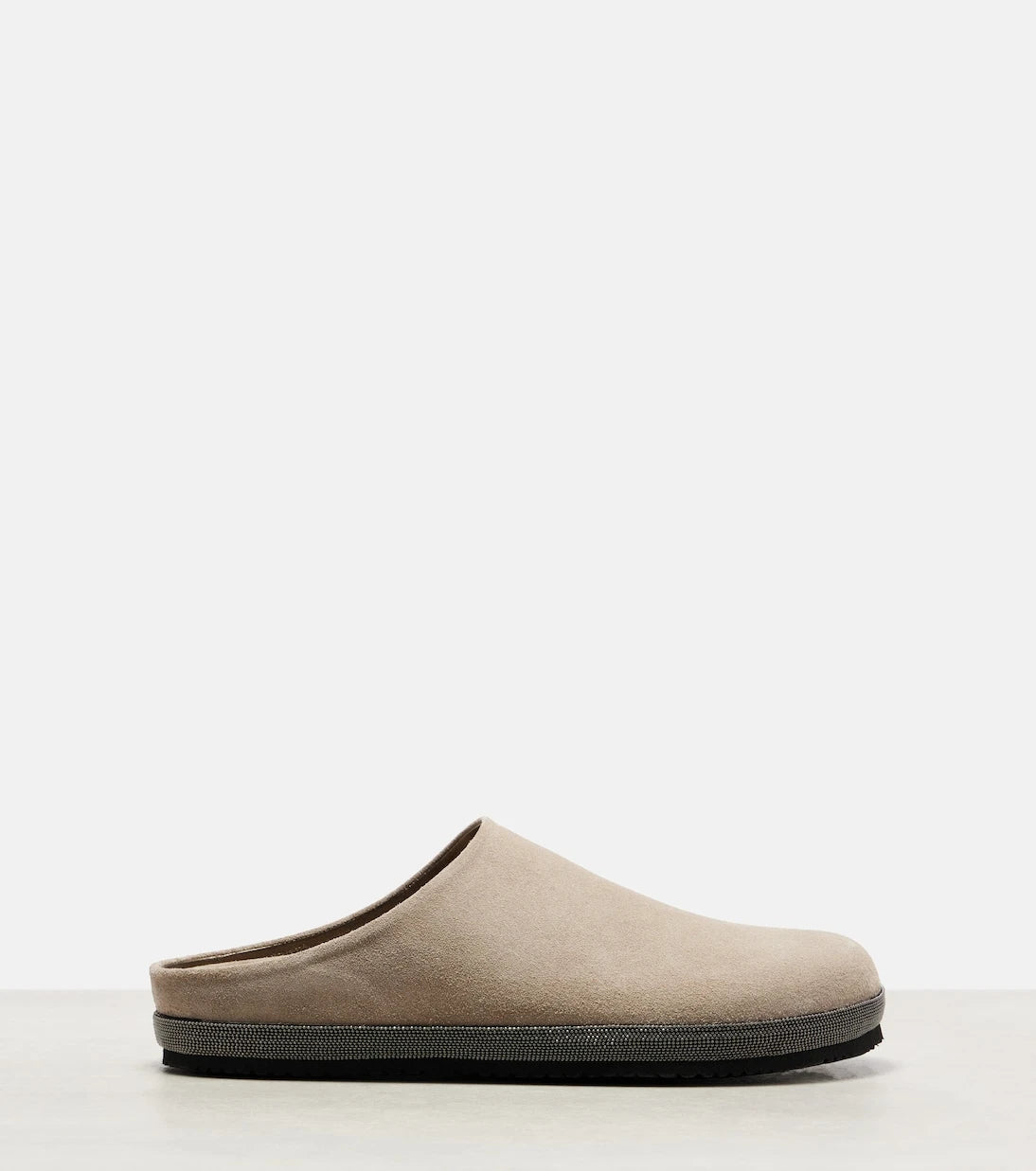 Brunello Cucinelli - Monili suede clogs