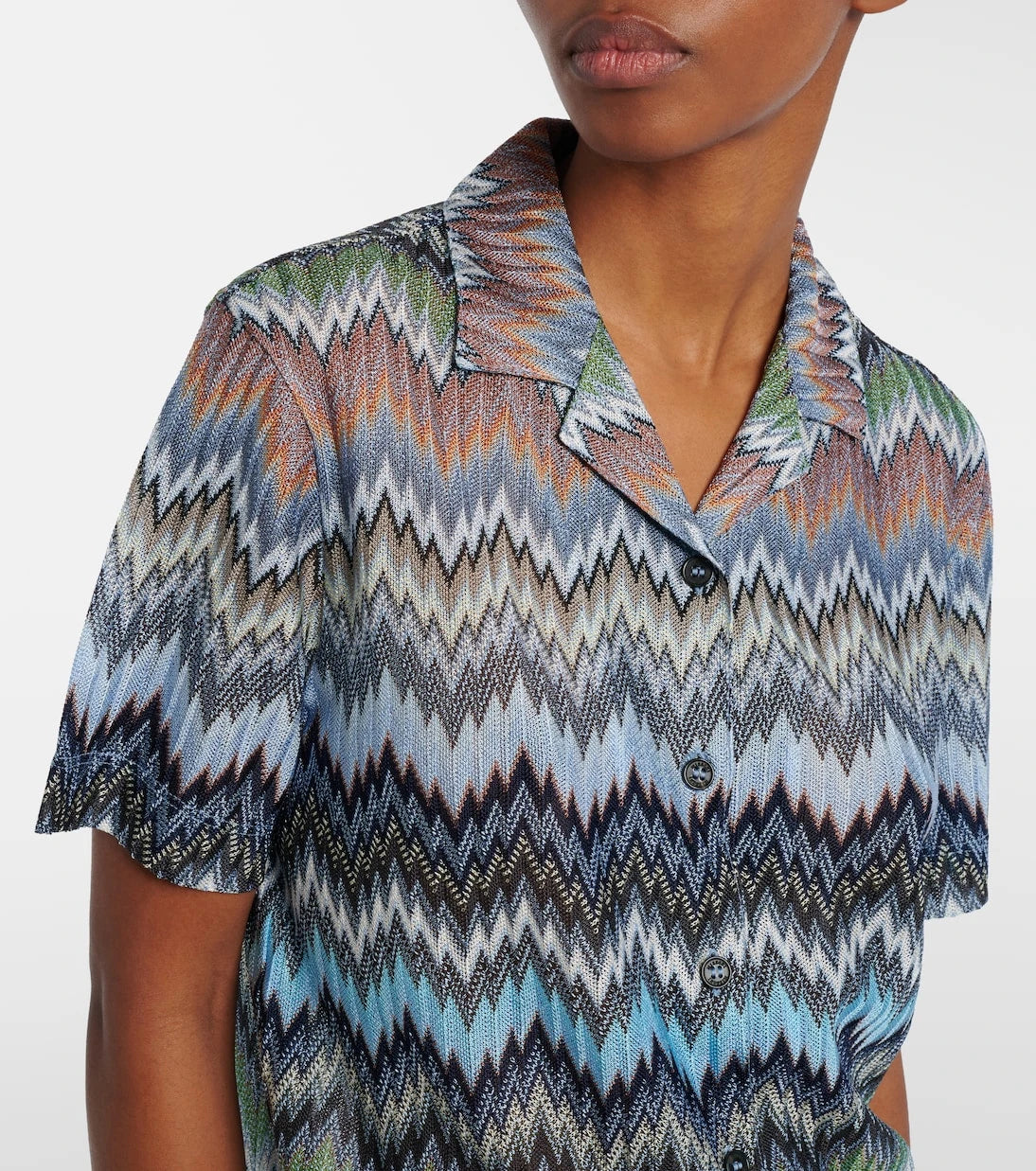 Missoni - Zigzag intarsia shirt