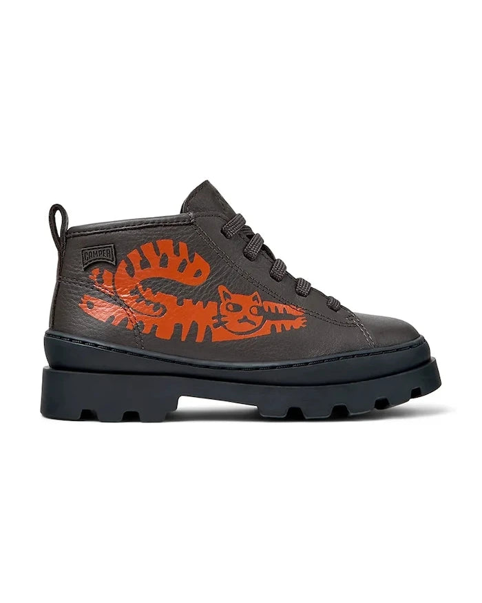 Детски половинки обувки от кожа Camper Brutus Kids