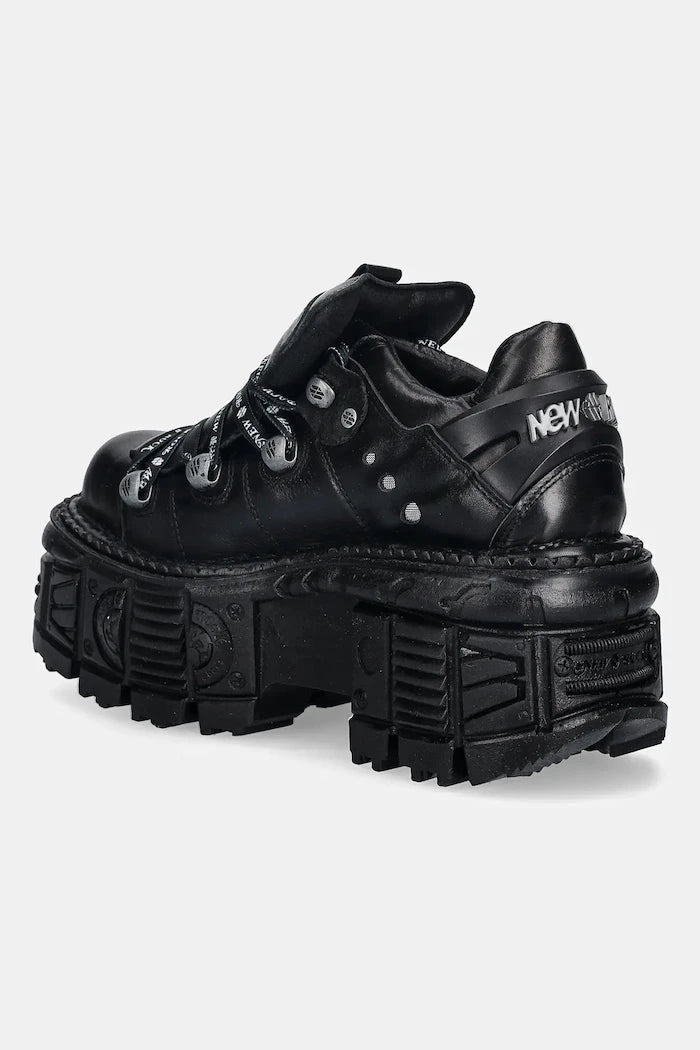 Кожени маратонки New Rock ITALI NEGRO, TANK NE