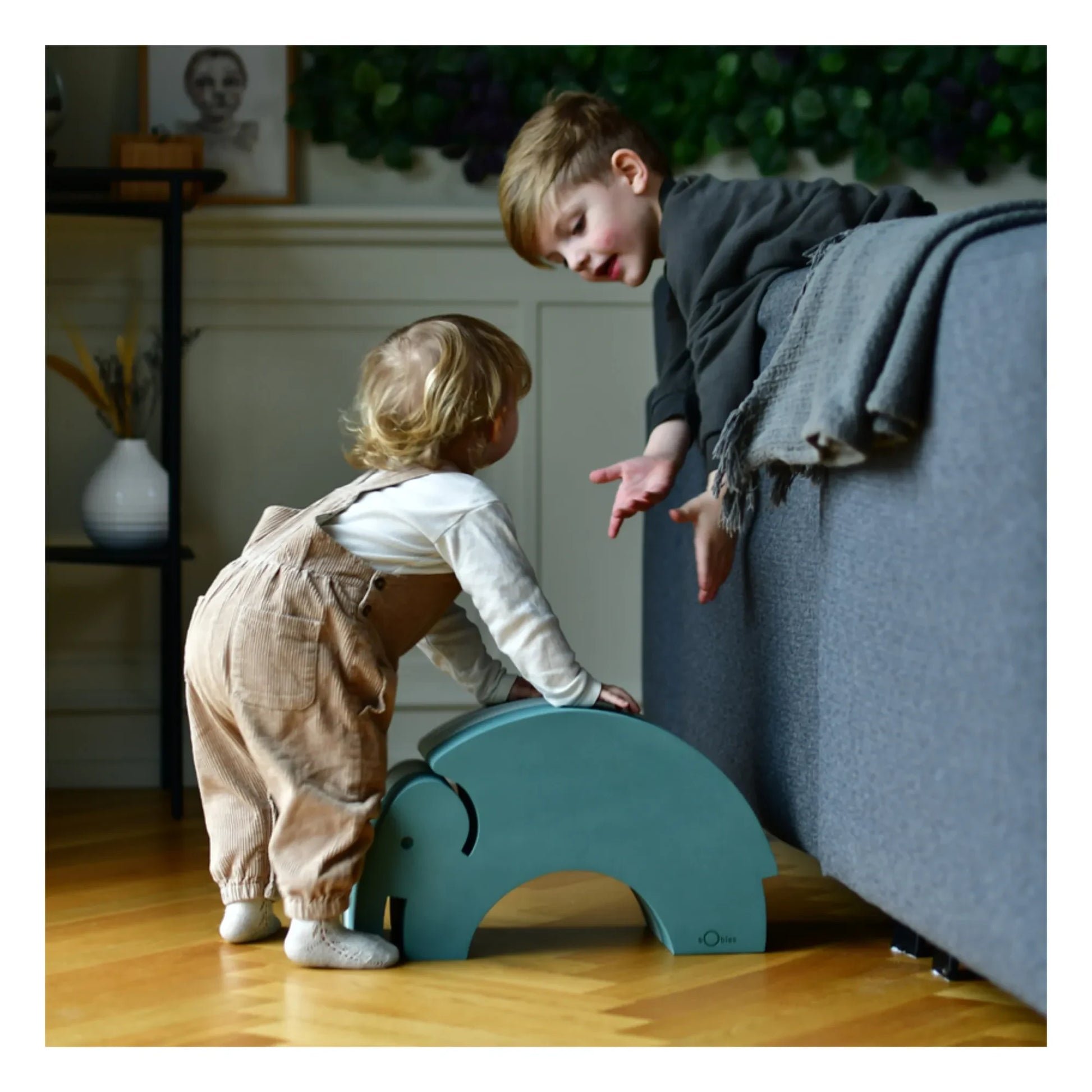 BObles - Elephant EVA Tumbling Furniture | Green