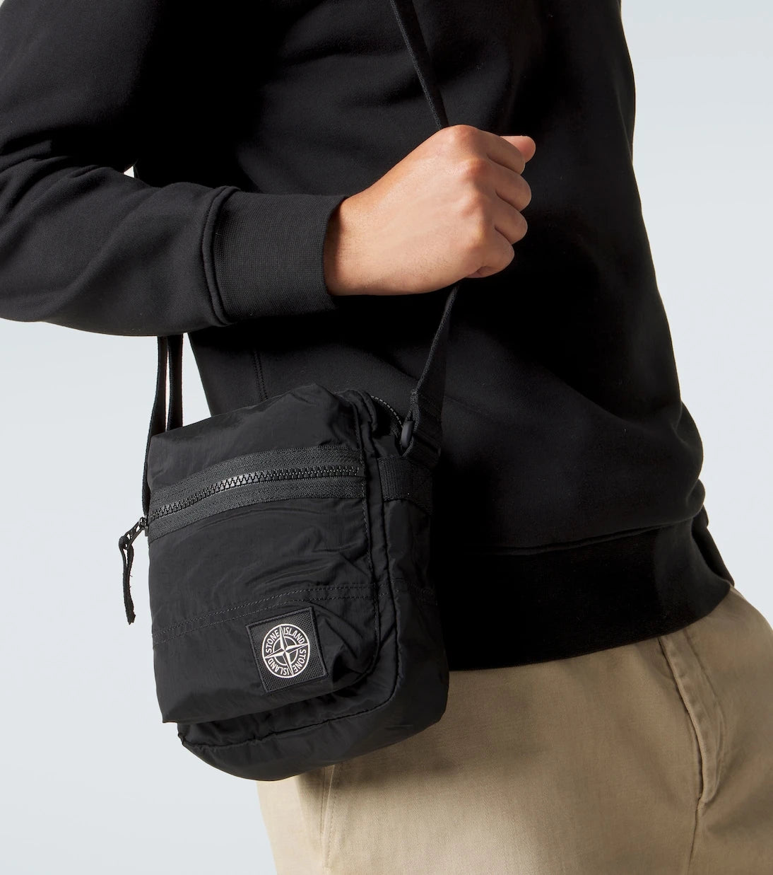Stone Island - Compass poplin shoulder bag