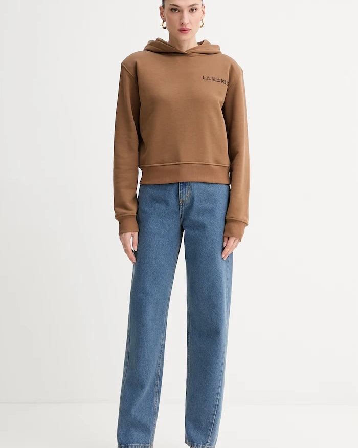 La Mania Kapüşonlu Kadın Pamuklu Sweatshirt LIO