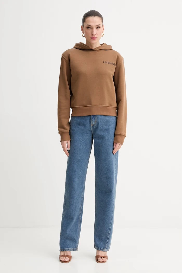 La Mania Kapüşonlu Kadın Pamuklu Sweatshirt LIO