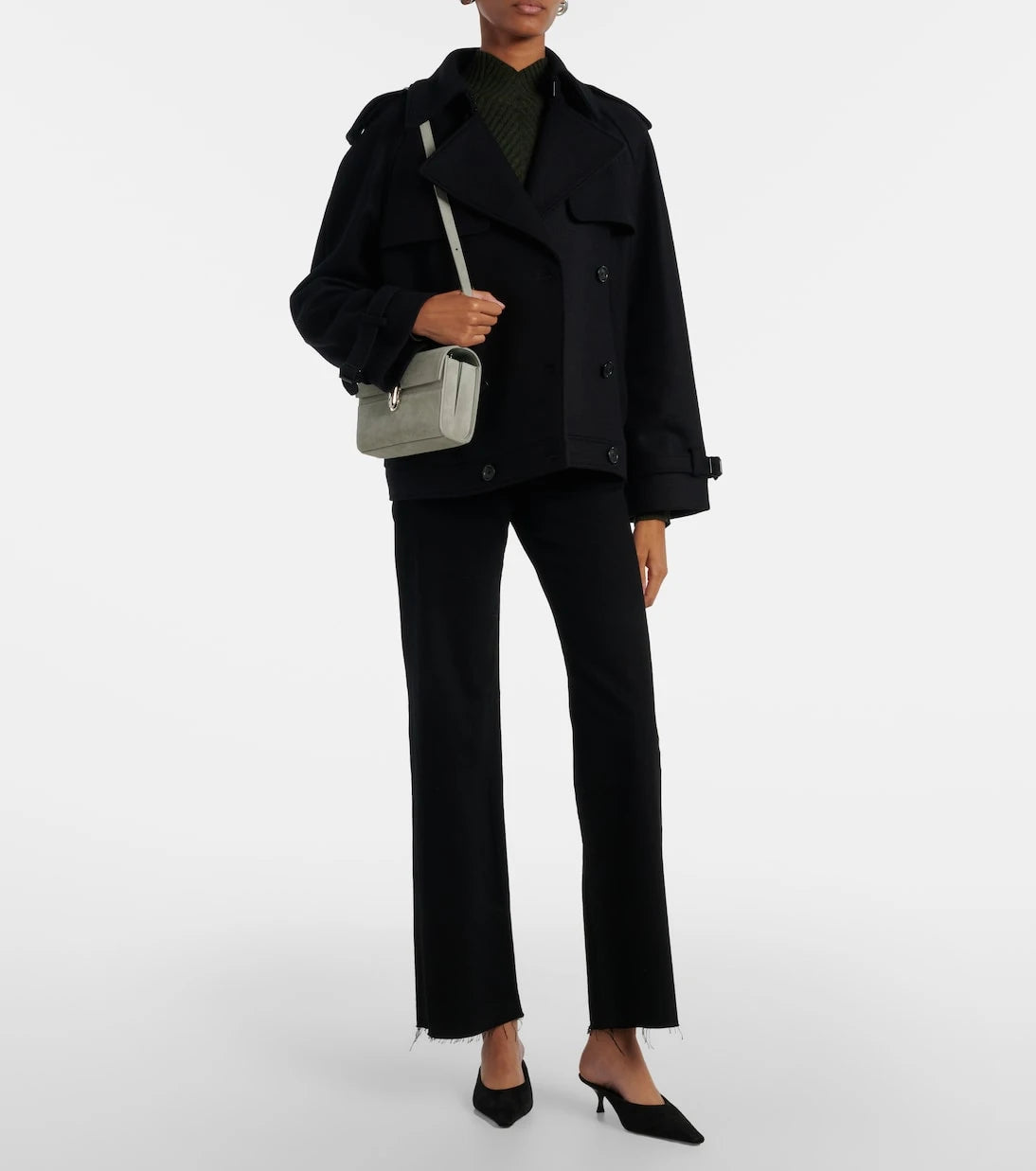 Savette - Symmetry 19 Mini suede shoulder bag