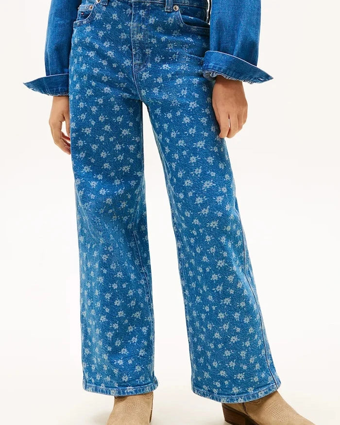 Детски дънки Tommy Hilfiger MABEL WIDE