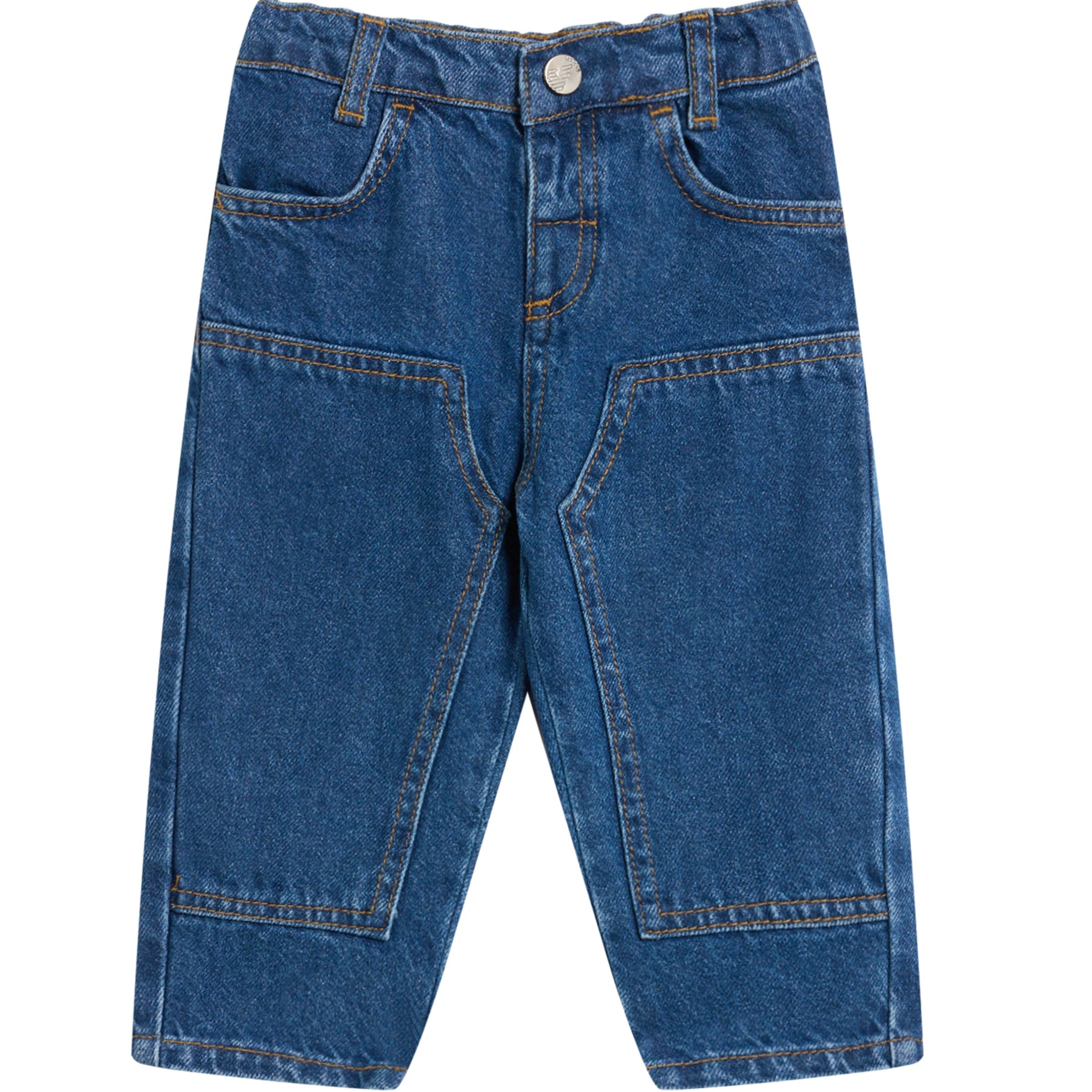 Emporio Armani Kids Panel Elasticated Jeans (6-36 Months)