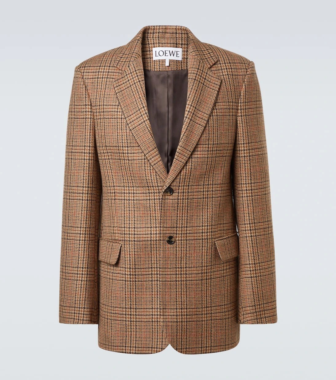 Loewe - Prince of Wales check wool blazer