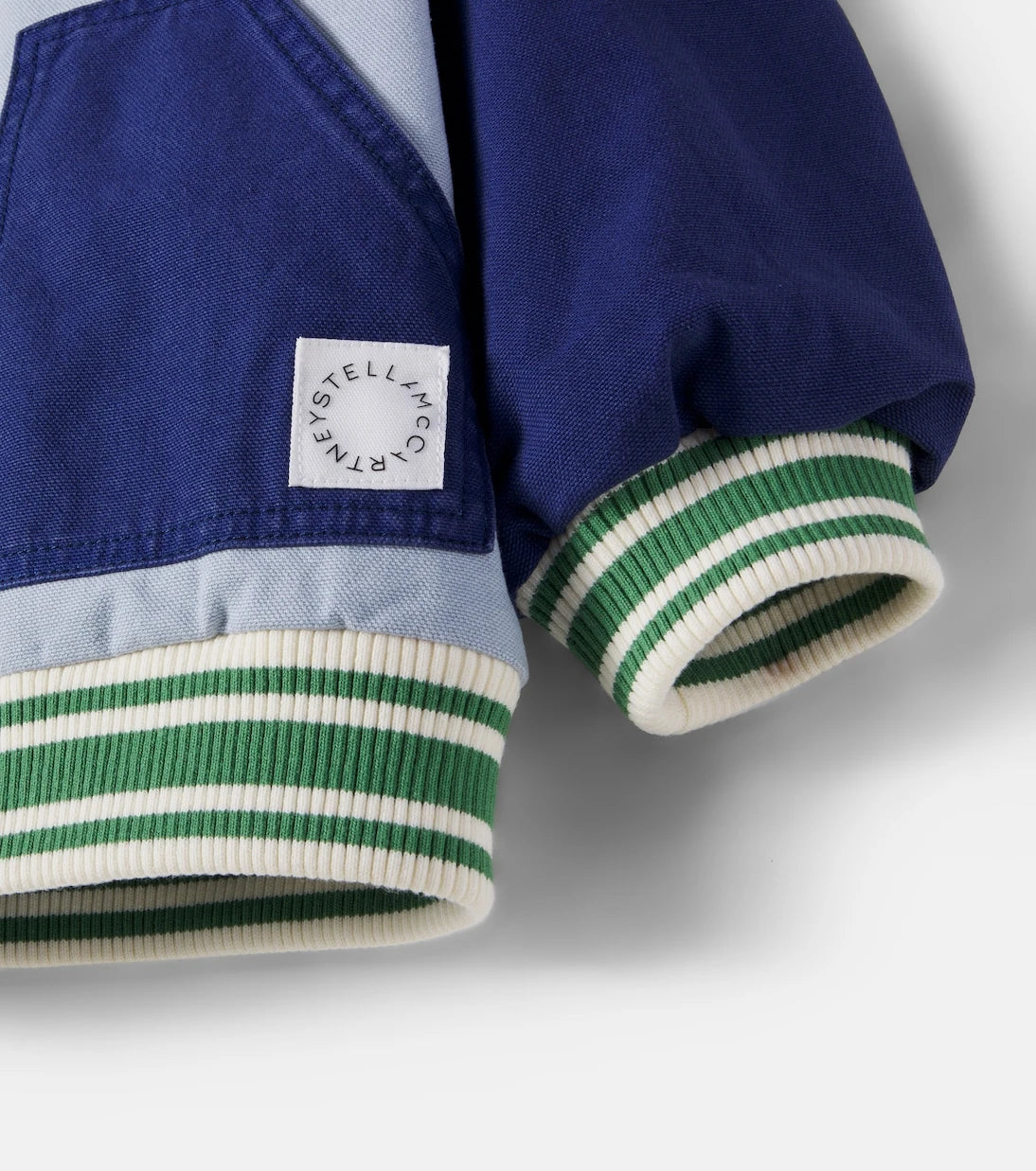 Stella McCartney Kids - Cotton canvas varsity jacket