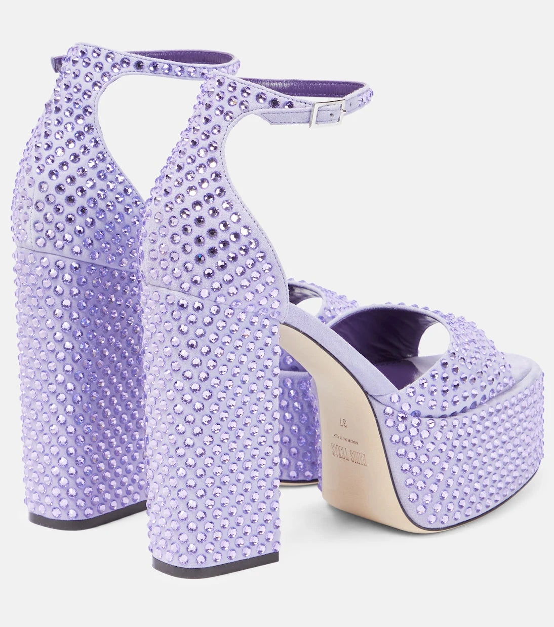 Paris Texas - Holly Tatiana embellished leather platform sandals