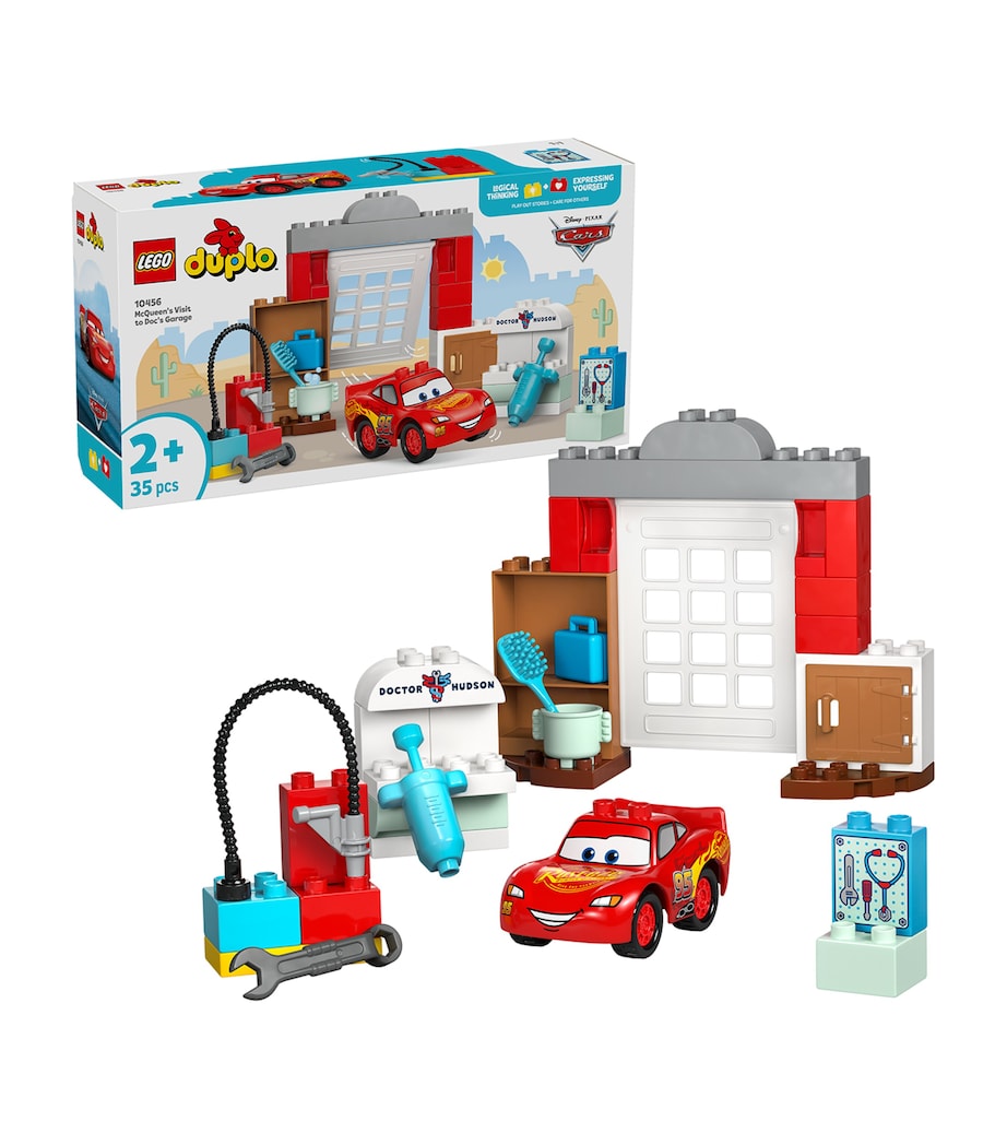 Disney Pixar McQueen's Visit to Doc's Garage 10456