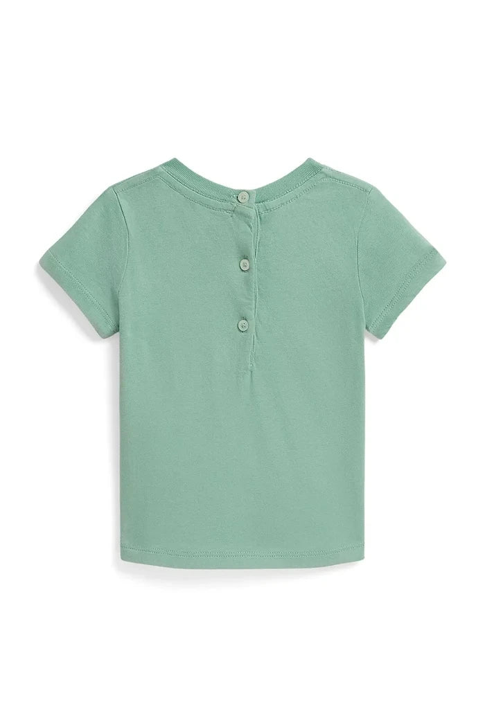 Бебешка памучна тениска Polo Ralph Lauren