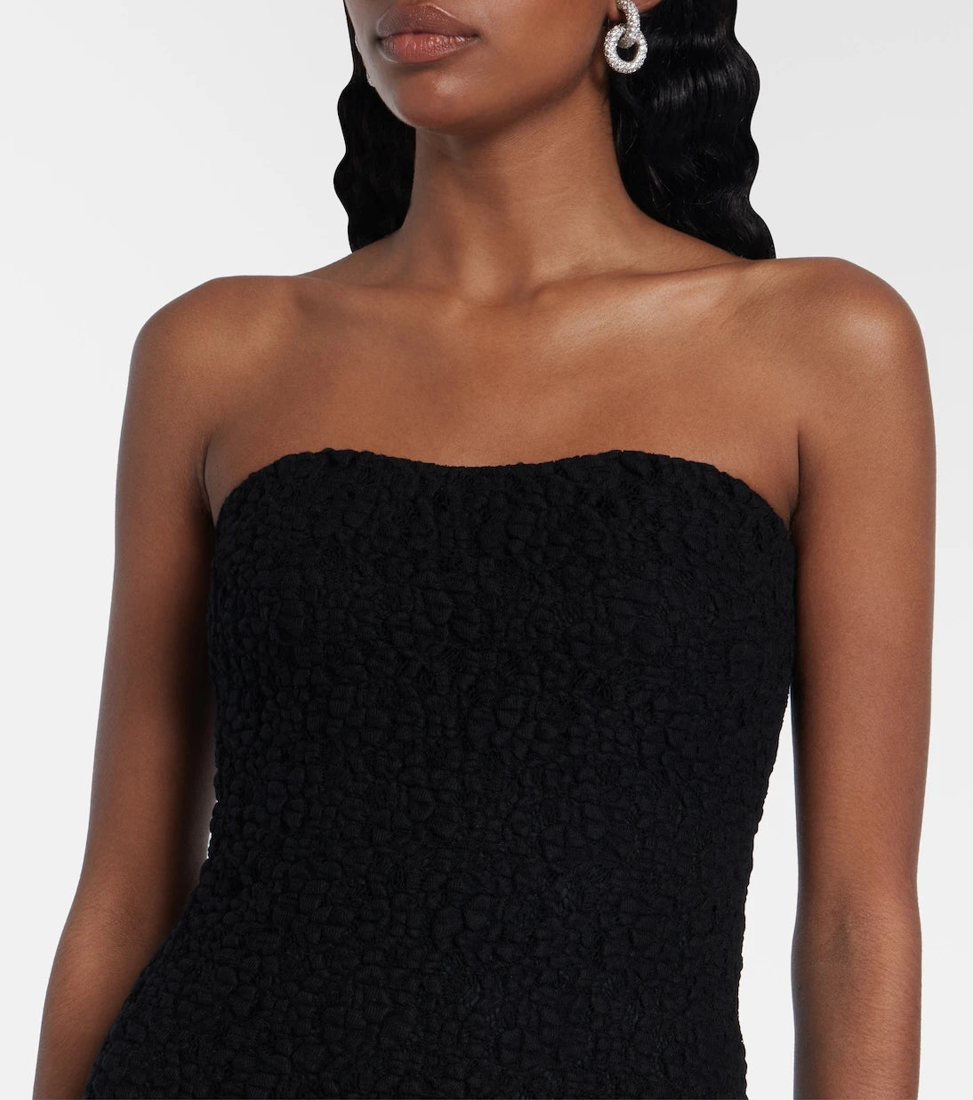 Max Mara - Elegante Luciana strapless midi dress
