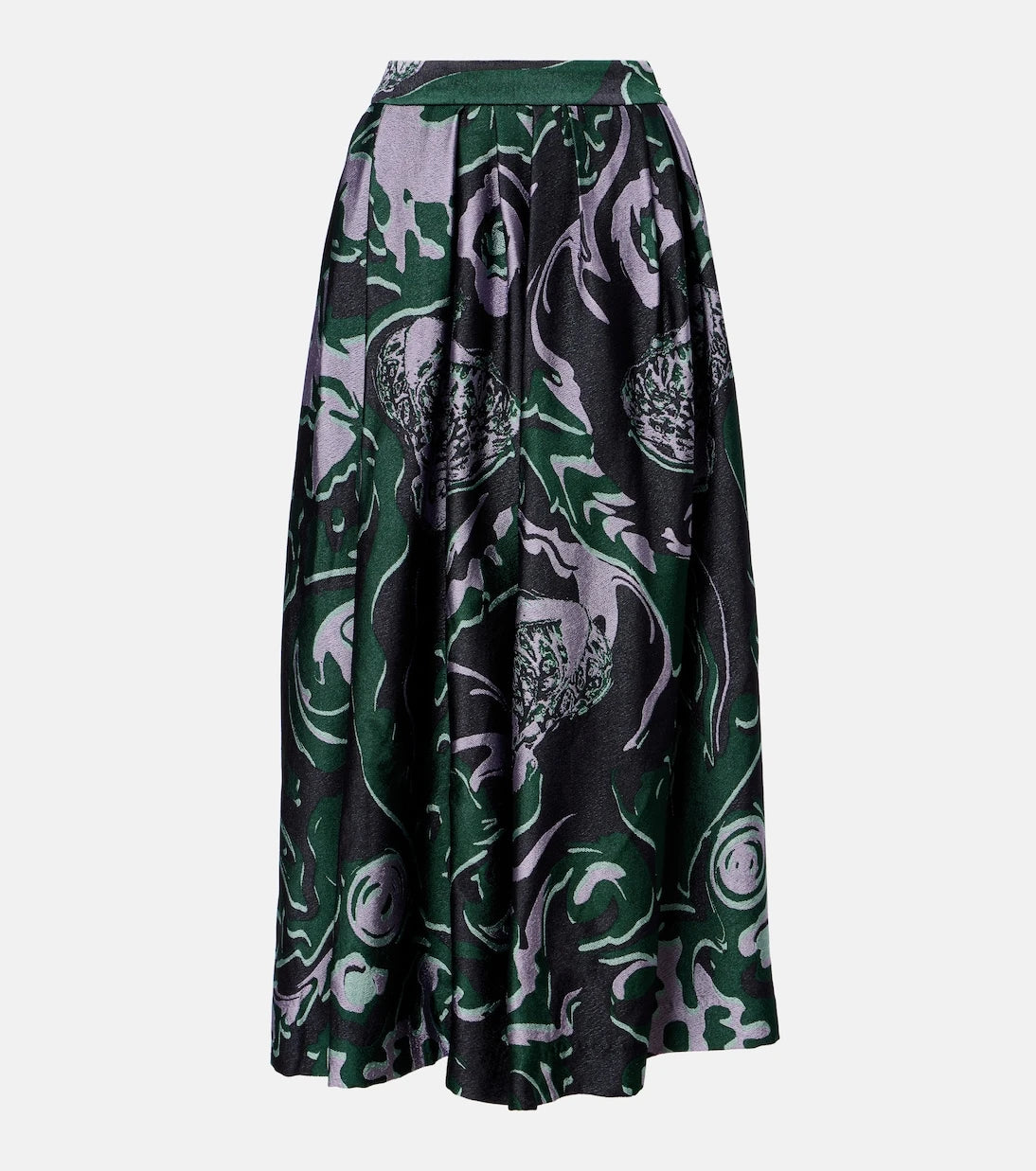 Dries Van Noten - Printed midi skirt