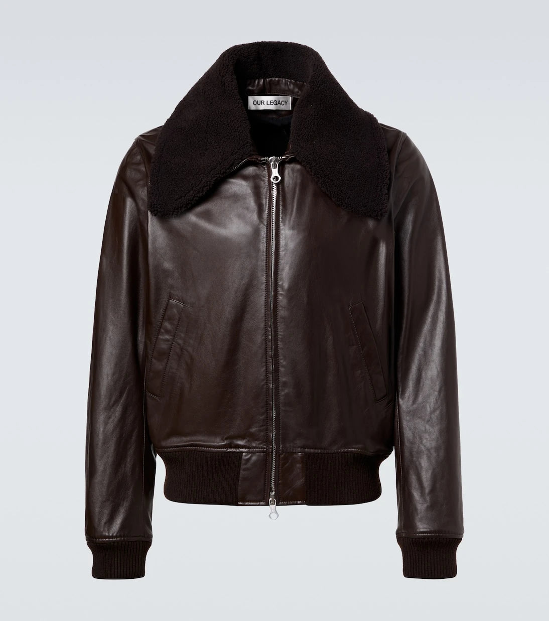 Our Legacy - Pharos leather bomber jacket