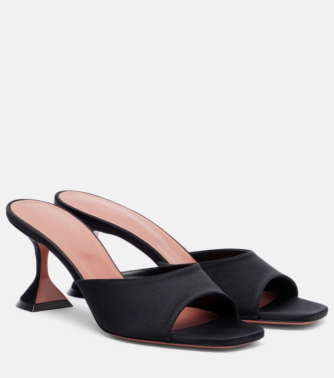 Amina Muaddi - Lupita 70 satin mules