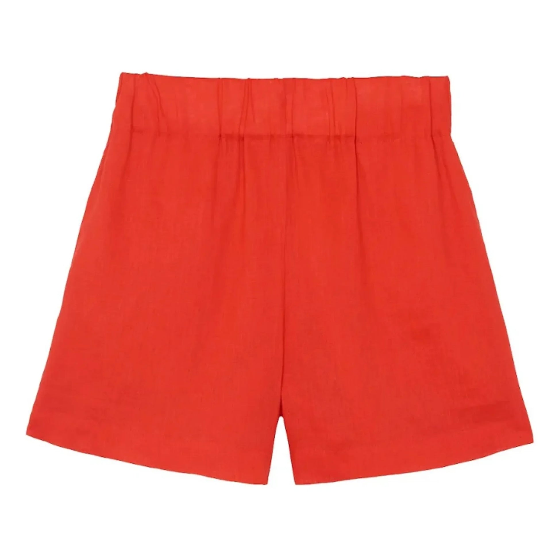 Vanessa Sposi - Linen High Waist Short | Red