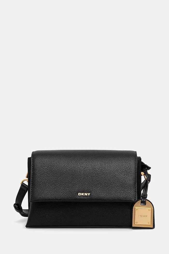 DKNY чанта crossbody дамска от кожа ALYA