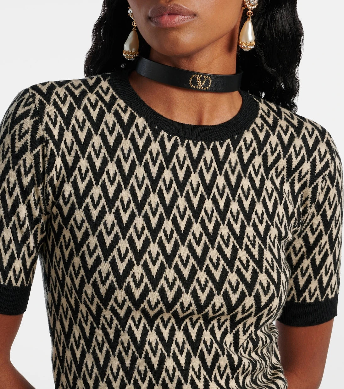 Valentino Garavani - VLogo Signature leather choker