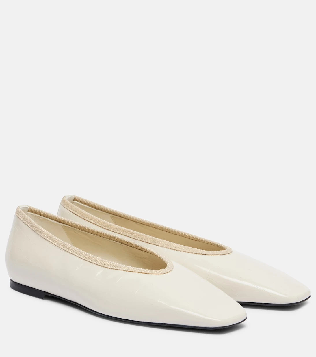 Toteme - Patent leather ballet flats
