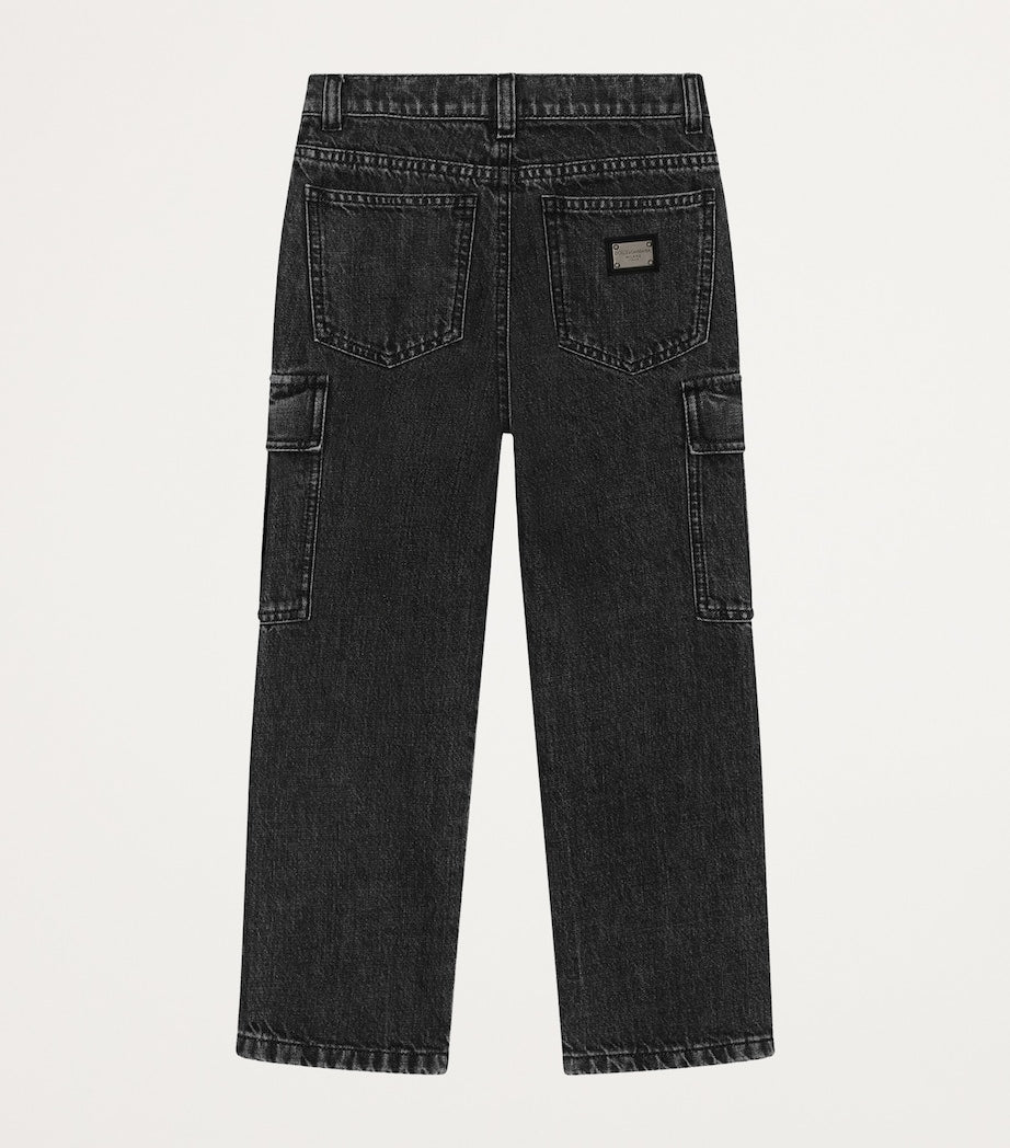 Dolce & Gabbana Kids Straight Cargo Jeans (8-12+)