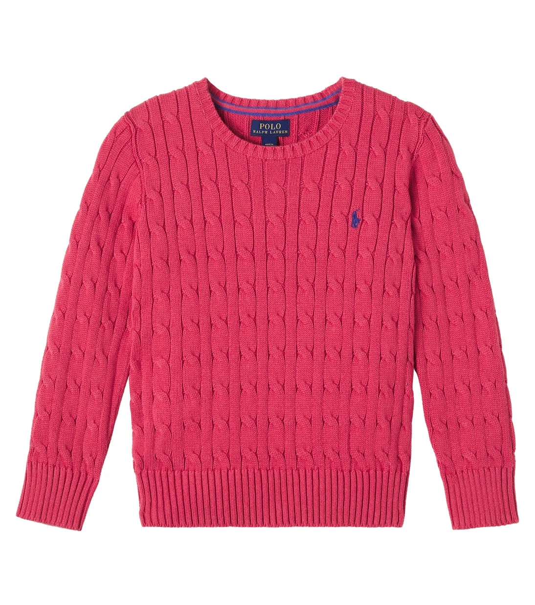 Polo Ralph Lauren Kids - سترة قطنية منسوجة بأسلوب الكابل
