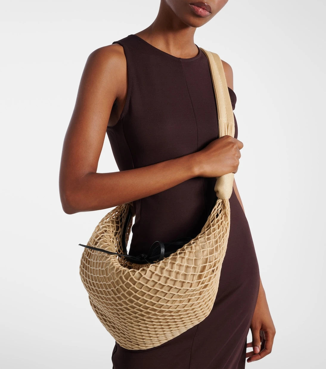 Lemaire - x Filt Croissant net shoulder bag