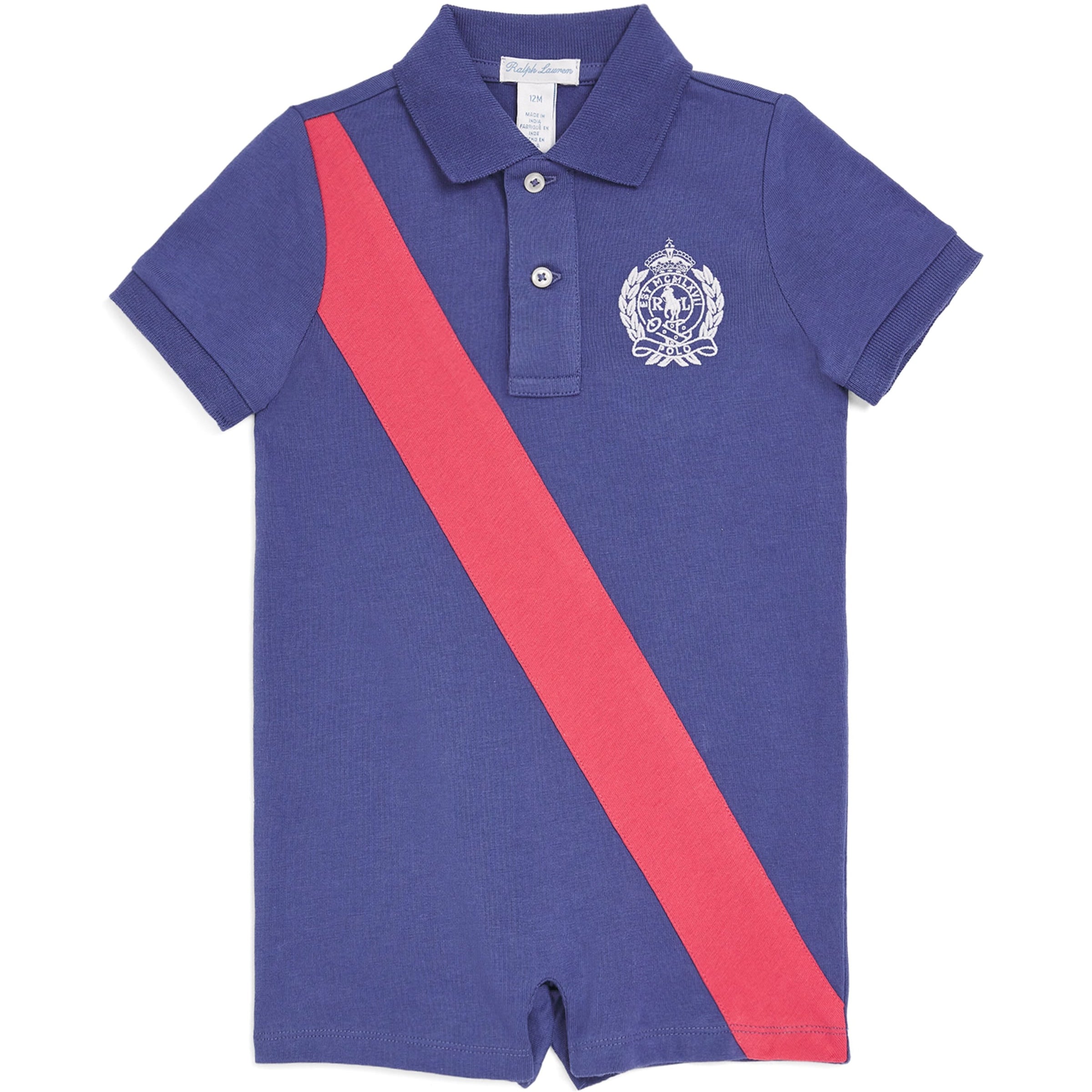 Ralph Lauren Kids Cotton Polo Playsuit (3-12 Months)