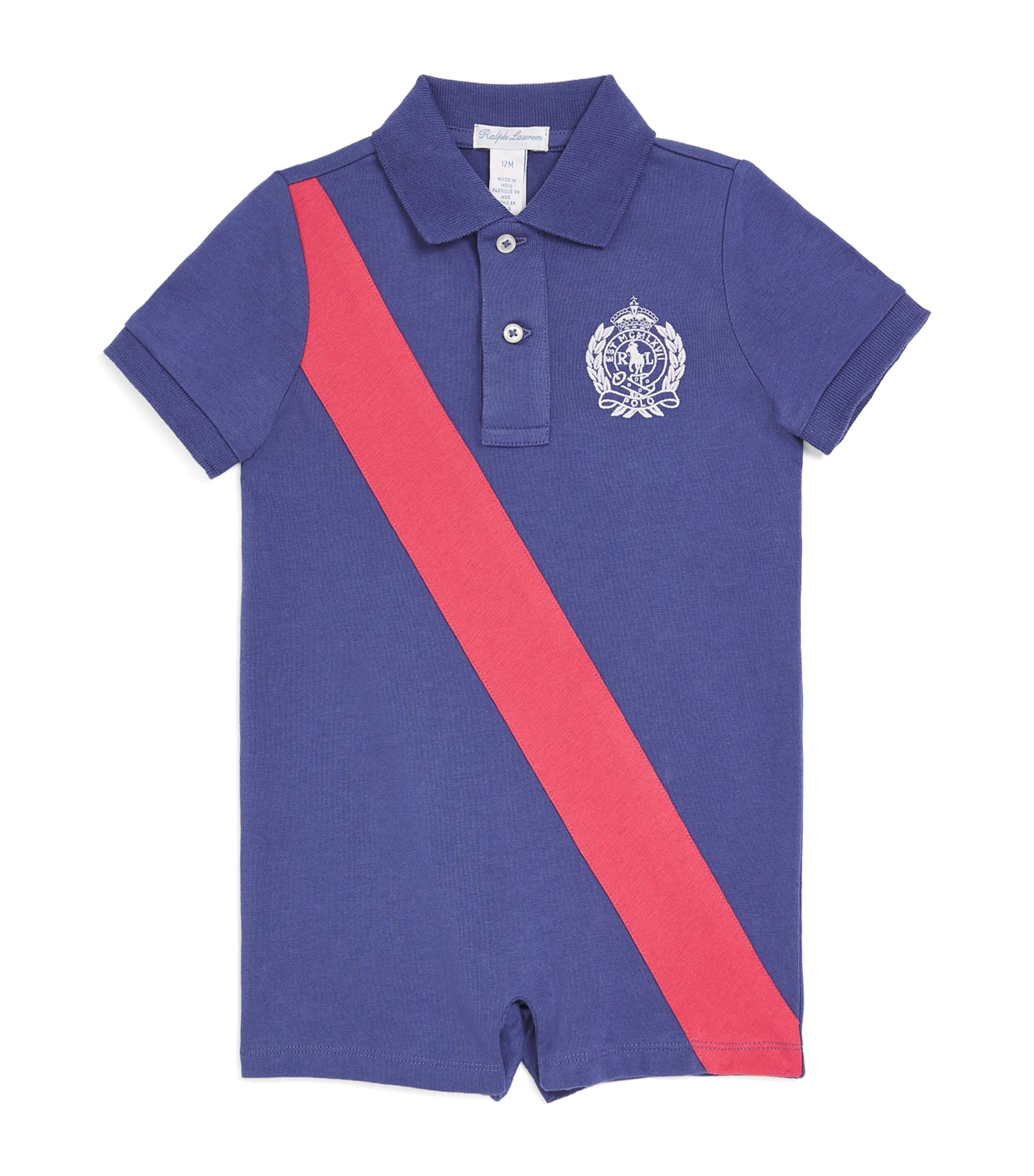 Ralph Lauren Kids Cotton Polo Playsuit (3-12 Months)