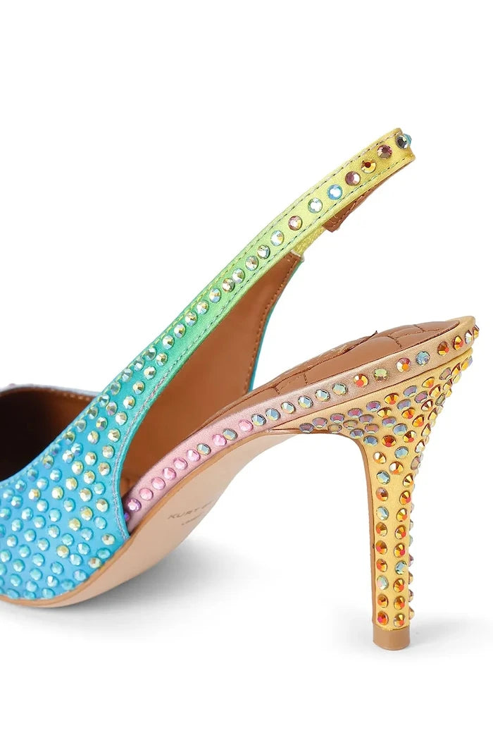 Kurt Geiger London обувки с ток Belgravia Sling 85 Other Fabric