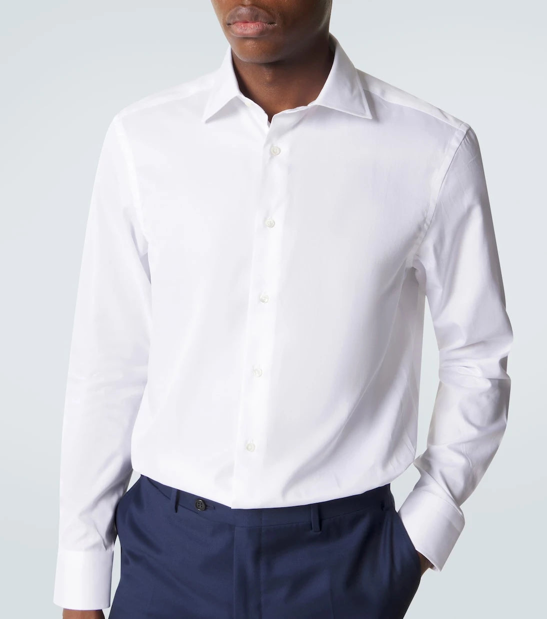 Canali - Cotton poplin shirt