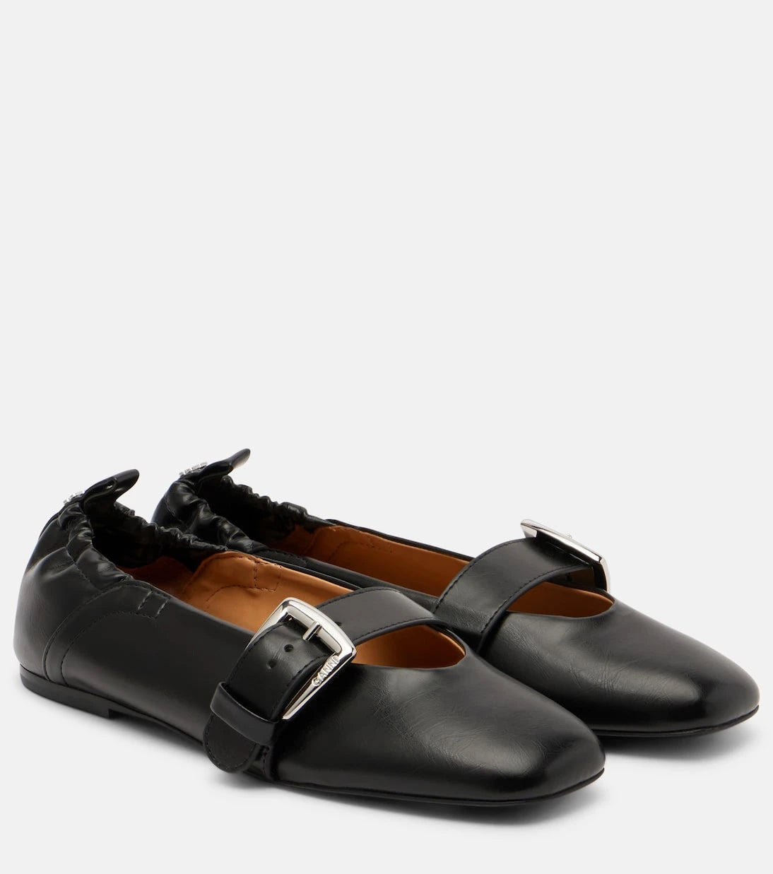 Ganni - Butterfly Mary Jane flats