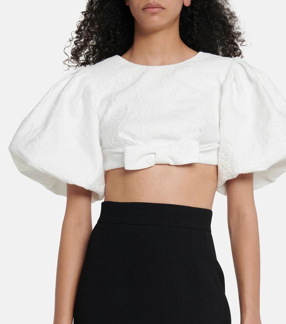 Rasario - Jacquard crop top