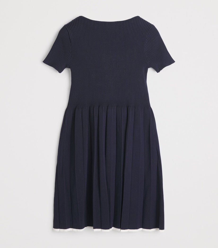 Emporio Armani Kids Knitted Pleated Dress (4-14 Years)