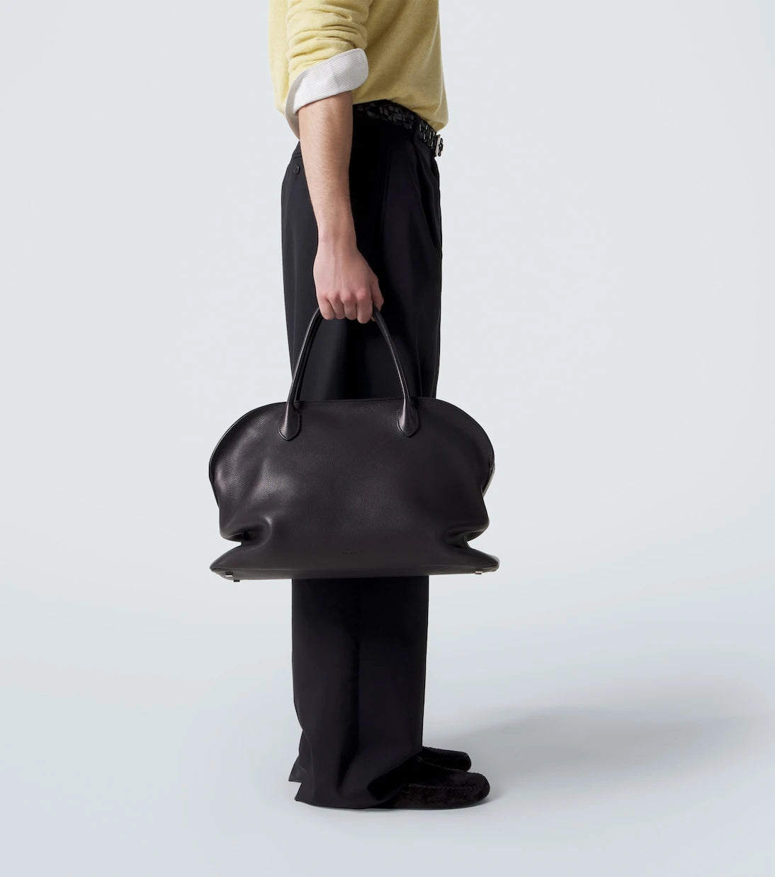 The Row - Agnes 16 leather top-handle bag