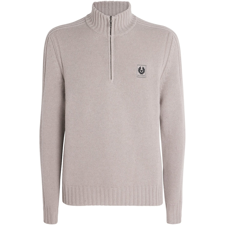 Belstaff Wool Watch Quarter-Zip Sweater