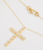 Sophie Bille Brahe Yellow Gold and Diamond Fleur de Pernille Necklace
