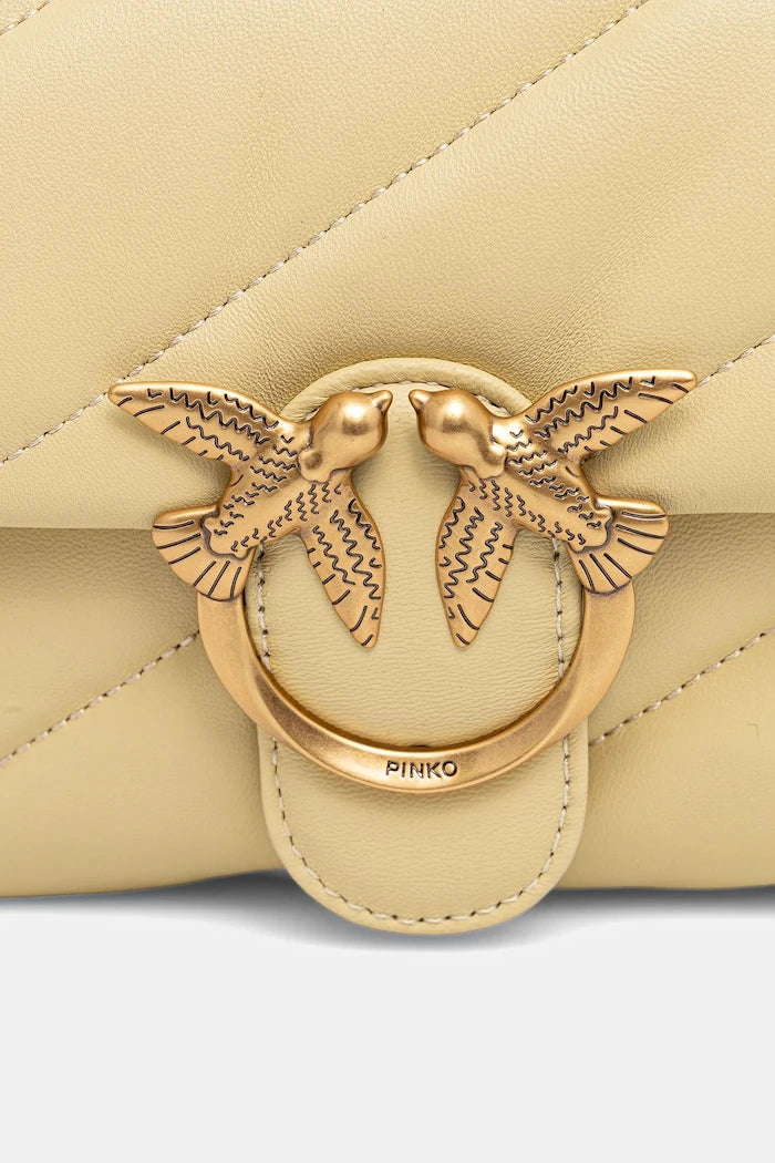 Pinko kadın deri crossbody çanta