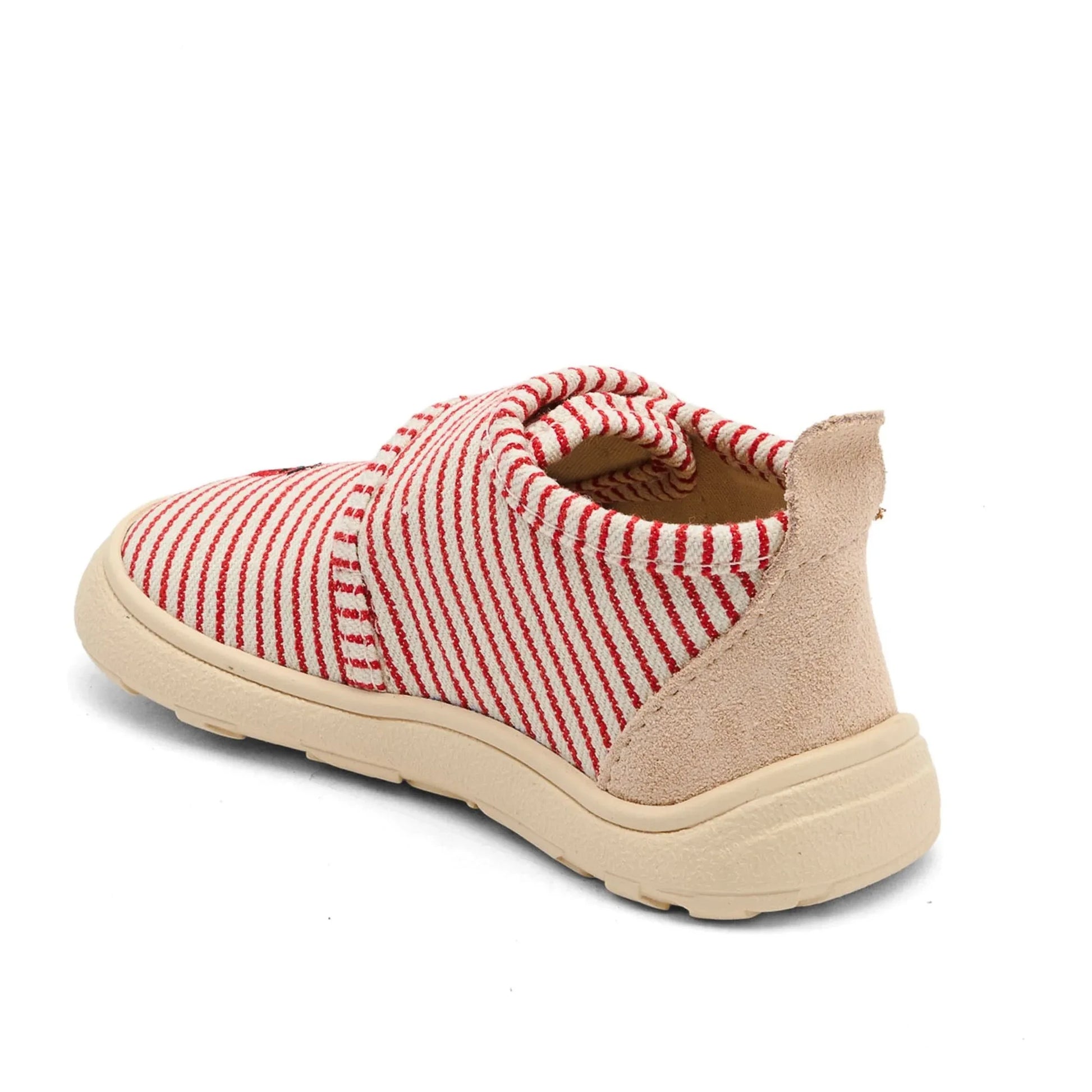 bisgaard - Ladybug Striped Scratch Slippers | Red