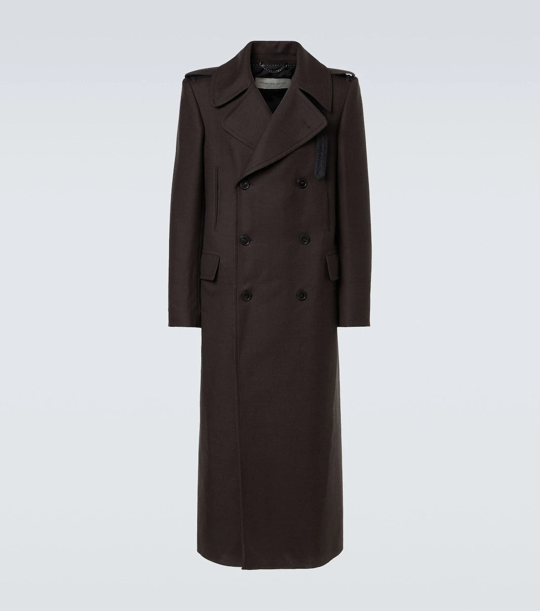 Dries Van Noten - Double-breasted wool-blend coat