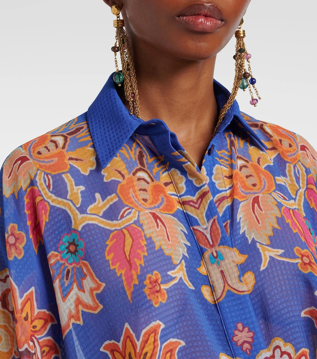Etro - Printed poncho